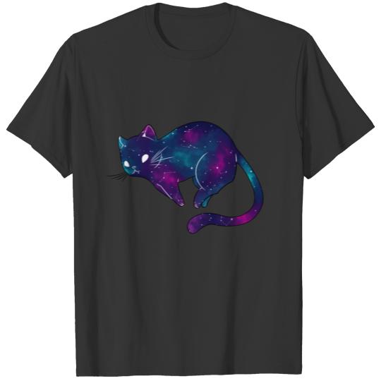Galaxy cat T-shirt
