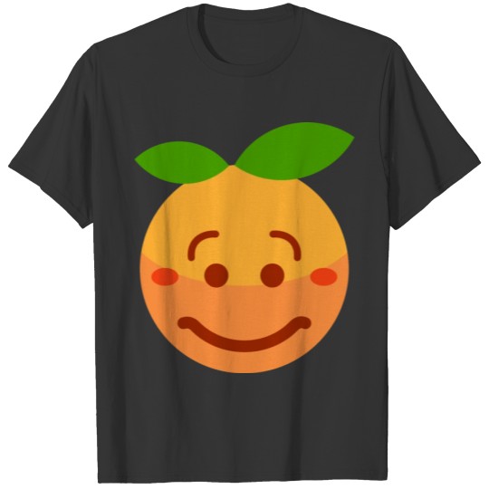 pouting orange fruit fruits fun funny taste tasty T Shirts