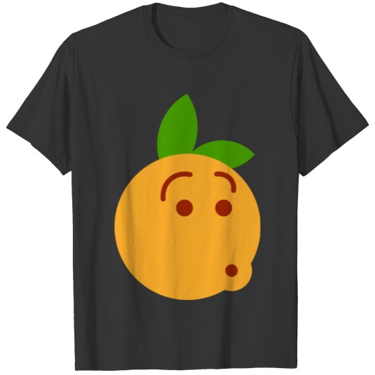 suprised orange funny fruit fruits taste tasty T Shirts