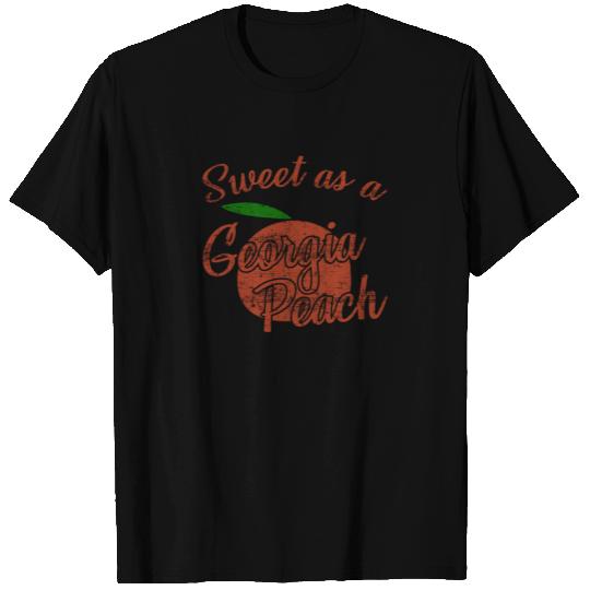Funny Sweet as Georgia Peach T Shirts