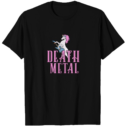 Death Metal Unicorn Rainbow T Shirts Heavy Metal Gift