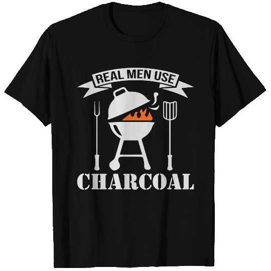 Real Men Charcoal T Shirts