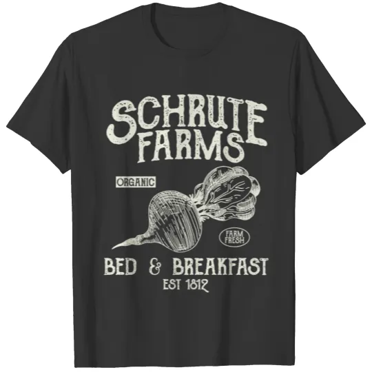 Food Schrute Farms organic fresh bed breakfast T Shirts