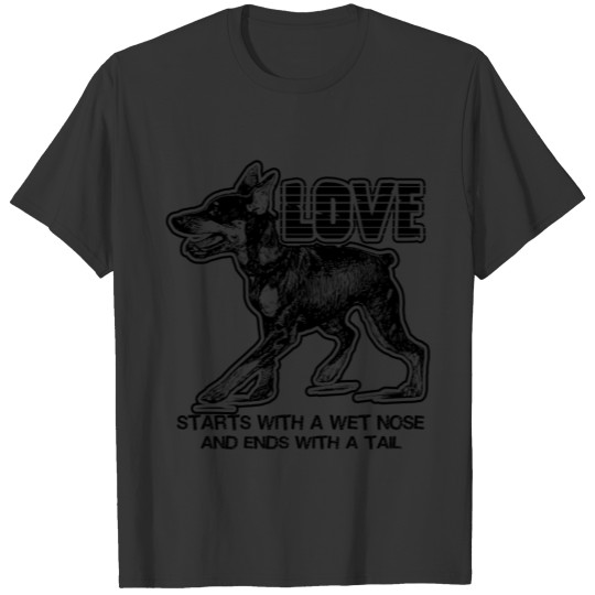 Love Doberman Pinscher T Shirts