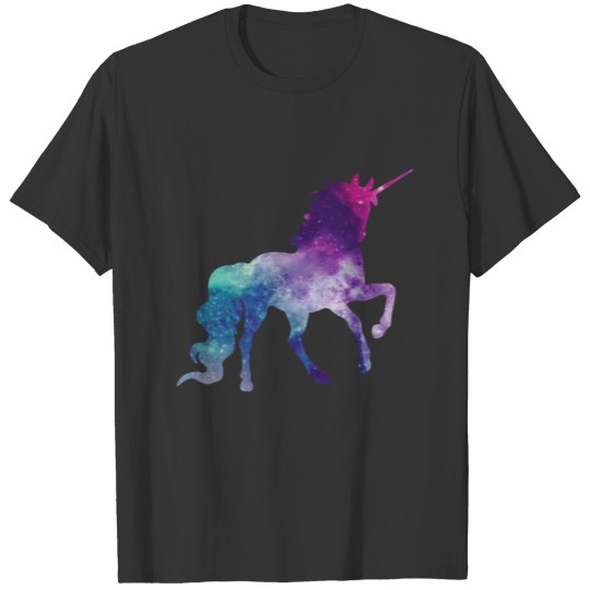 unicorn glittery fairy tail mythical creature T Shirts
