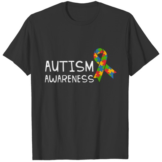 Autism Awareness Day Shirt Autism Ribbon Tee Gift T-shirt