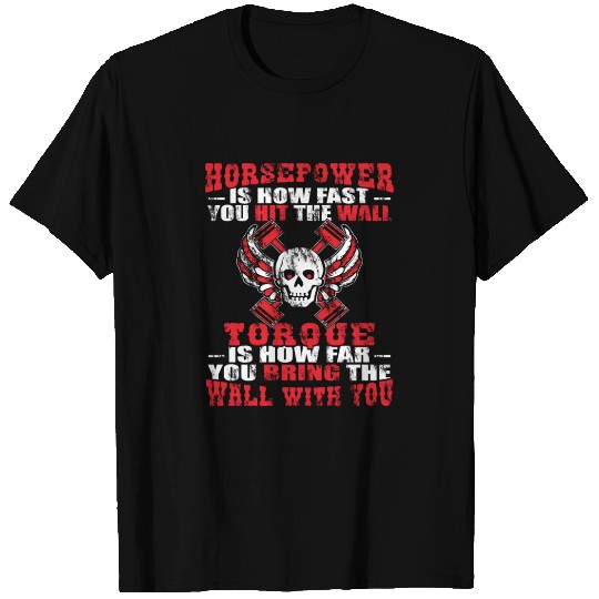 Diesel Mechanic Funny Horsepower Torque Gift T Shirts