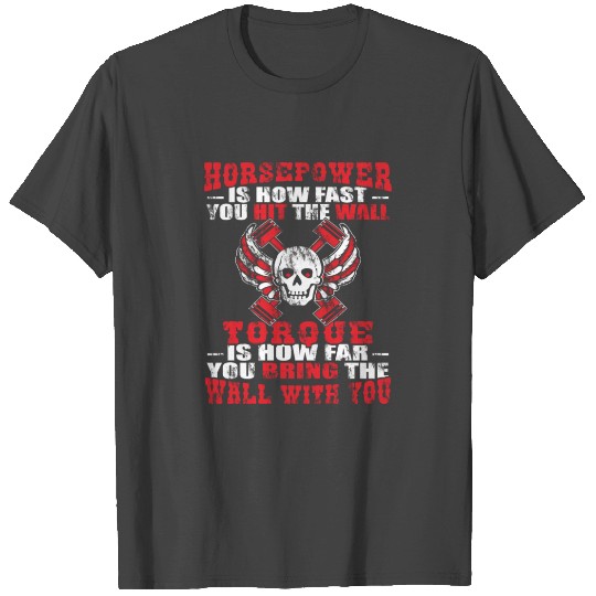 Diesel Mechanic Funny Horsepower Torque Gift T Shirts