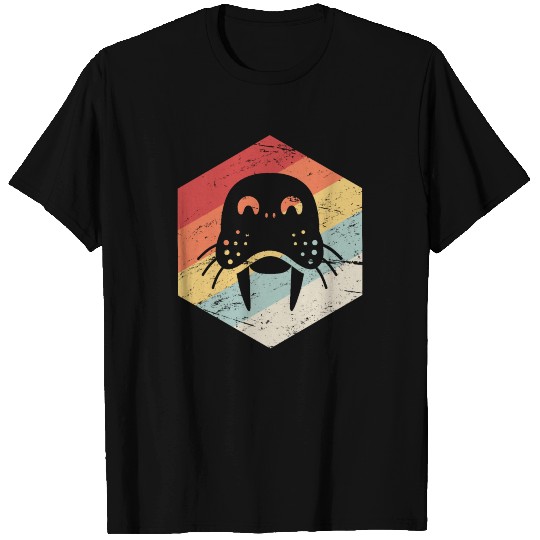 Retro Vintage Walrus Icon T Shirts