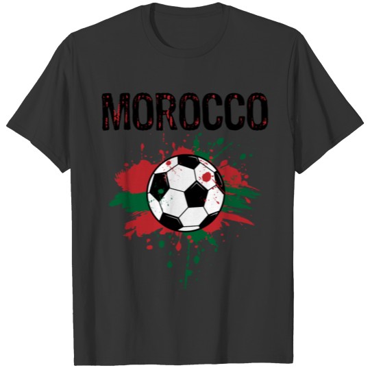 Morocco Soccer Shirt Fan Football Gift Funny Cool T-shirt