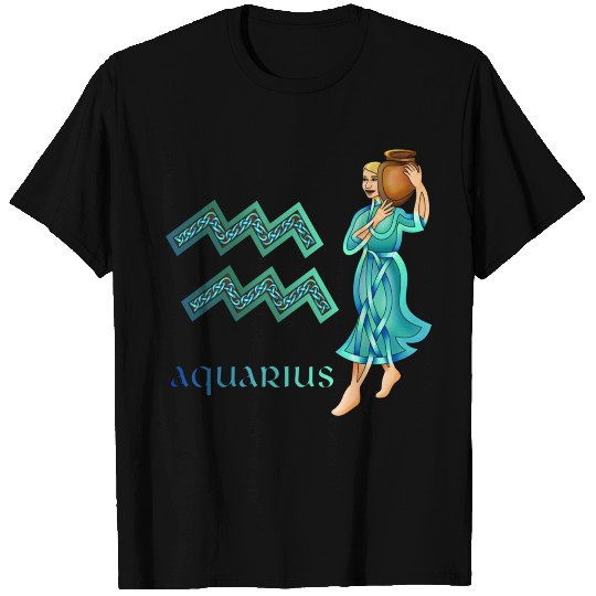 CELTIC KNOT AQUARIUS T Shirts