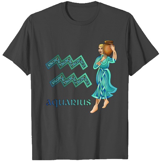 CELTIC KNOT AQUARIUS T Shirts
