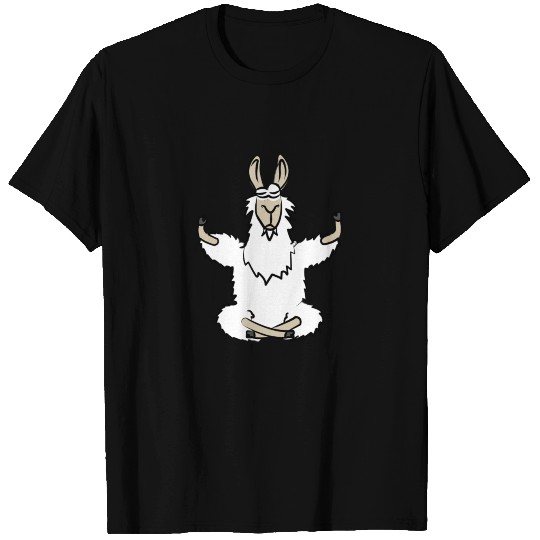 Meditating Alpaca T Shirts