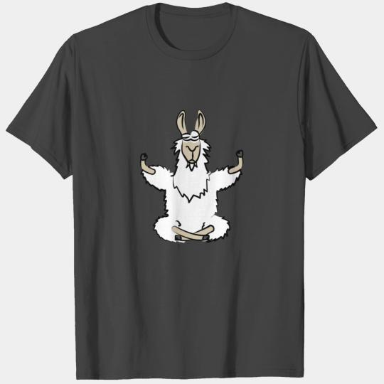Meditating Alpaca T Shirts