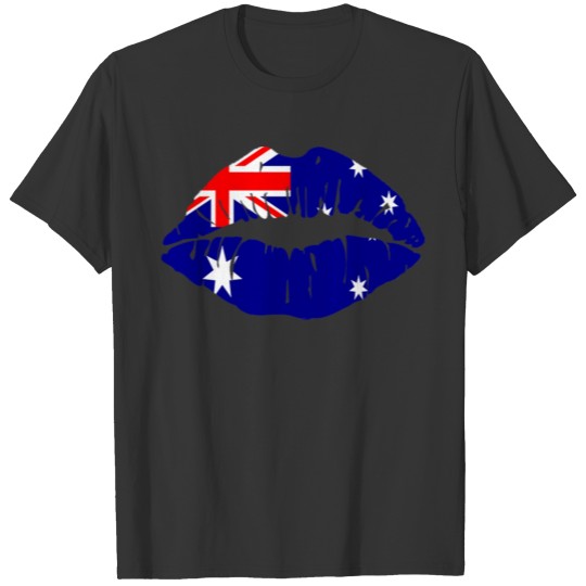 Australia Flag Kiss World Champions gift idea T-shirt