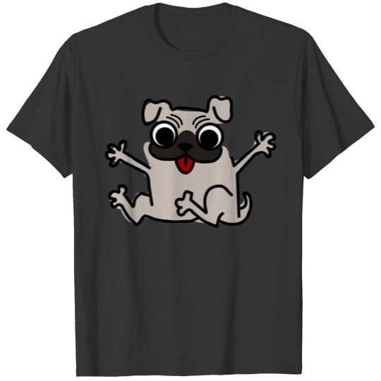 funny pug t shirt T-shirt