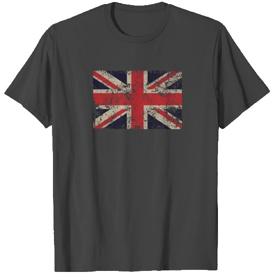 Vintage Union Jack United Kingdom National Flag T Shirts