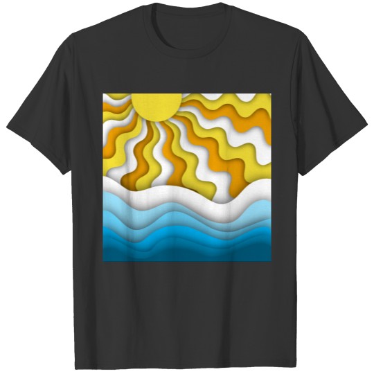 sun beach T Shirts