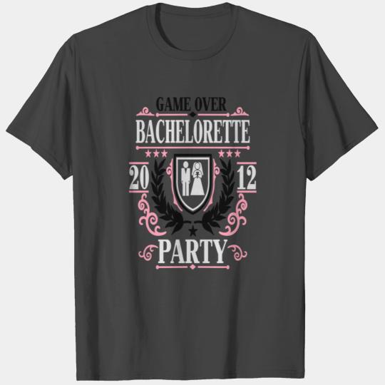 bachelorette party game over 2012 797 T Shirts