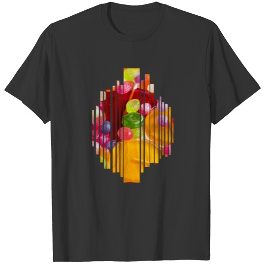 Wine gum gummy bears nibble gift idea colorful T Shirts