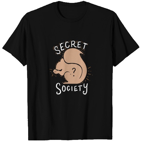 Funny Super Secret Squirrel Intel Society T Shirts