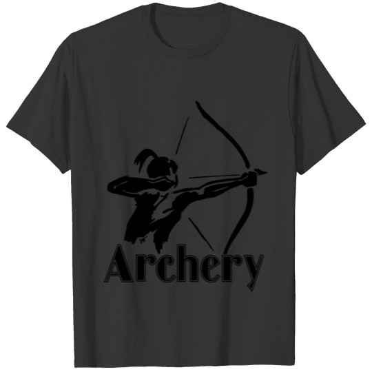 Aquarius Archery Girl T Shirts