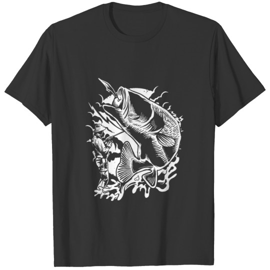 Fish Pike Fishing Gift Fishing Eel Butt T-shirt