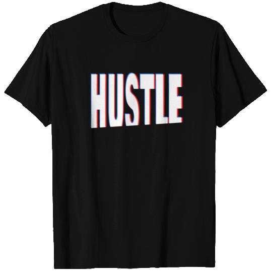 Hustle Anaglyph 3D Startup Founder & Entrepreneur T Shirts