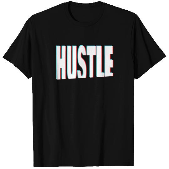 Hustle 3D Anaglyph Startup Founder & Entrepreneur T Shirts