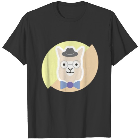 Alpaca Nerd Professor T-shirt