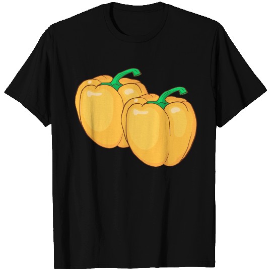 Yellow Paprika Pepper T Shirts