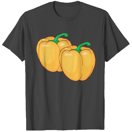 Yellow Paprika Pepper T Shirts