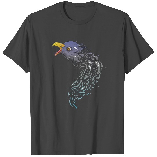 Eagle Jelly Creative Sketch Style Art Cartoon T Shirts