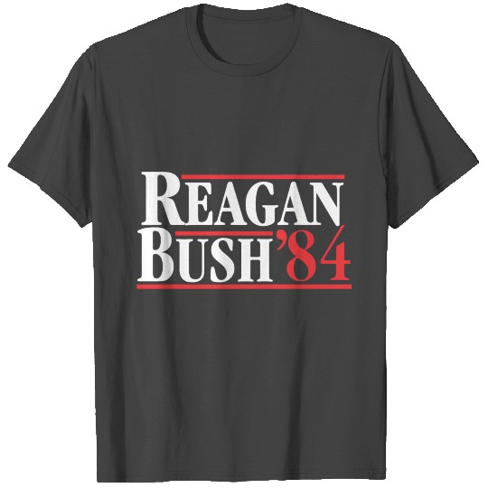 Drawing REAGAN BUSH 84 Logo Symbol Art T Shirts