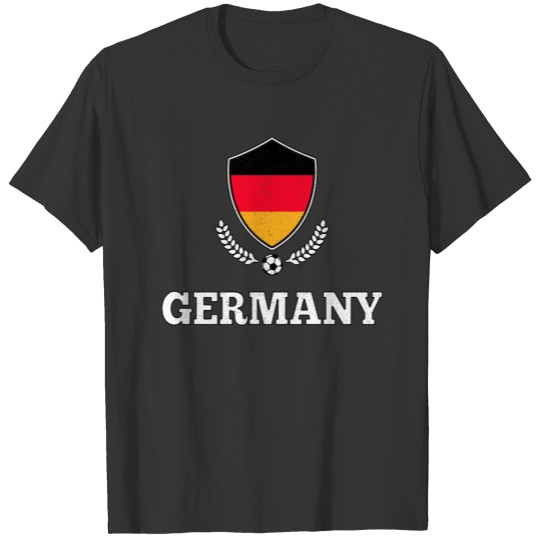 Germany Soccer Football Gift idea retro T-shirt