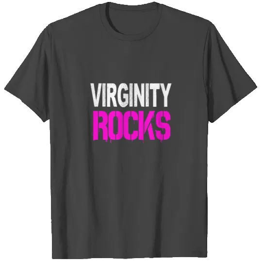 Virginity Rocks T Shirts No sx Skippy virgin