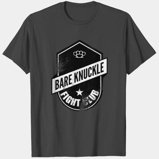 bare knuckle fight club shield T Shirts
