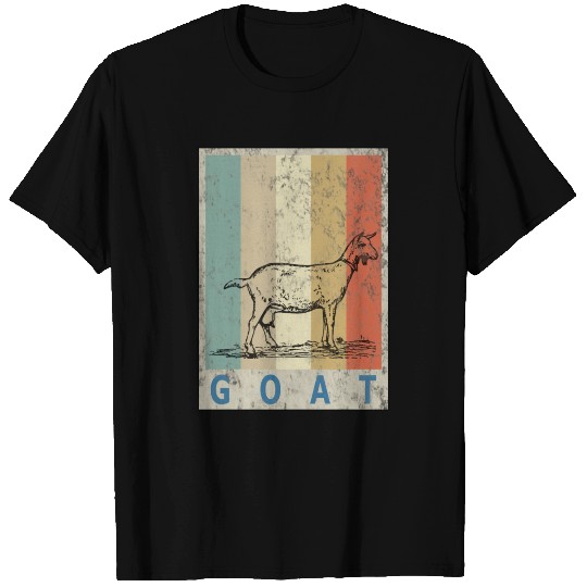 Goat Vintage Retro Style Grunge T Shirts