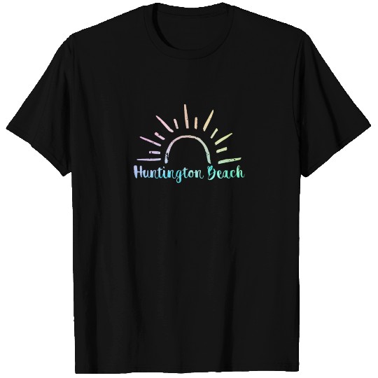 Huntington Beach Souvenir Design T Shirts