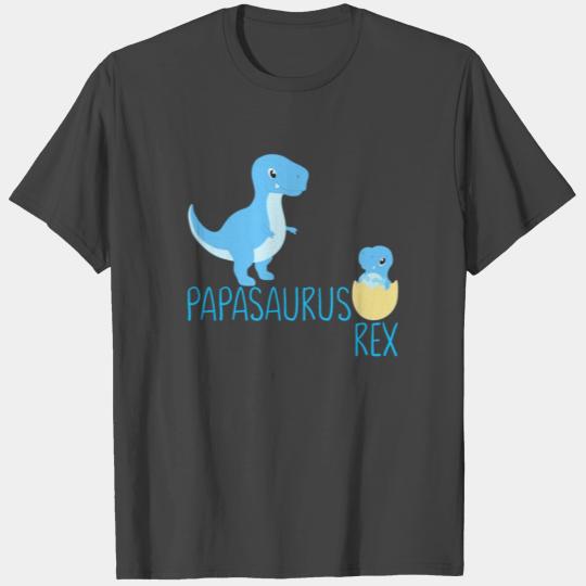 Funny Papasaurus Dad Babysaurus T Shirts