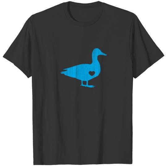 I Love My Duck Crazy Blue Ducks Fowl Farmer T Shirts
