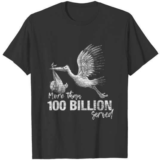 Stork Bird Nature Animal Baby Birth Gift Idea T Shirts