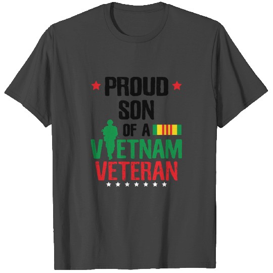 Vietnam Veteran Son T Shirts Birthday Fathers Day