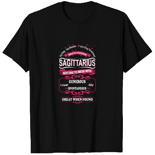 Sagittarius - Generous loyal silly spontaneous T Shirts