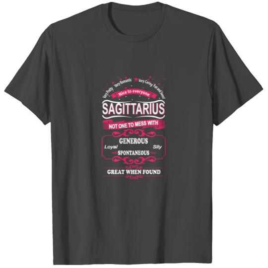 Sagittarius - Generous loyal silly spontaneous T Shirts