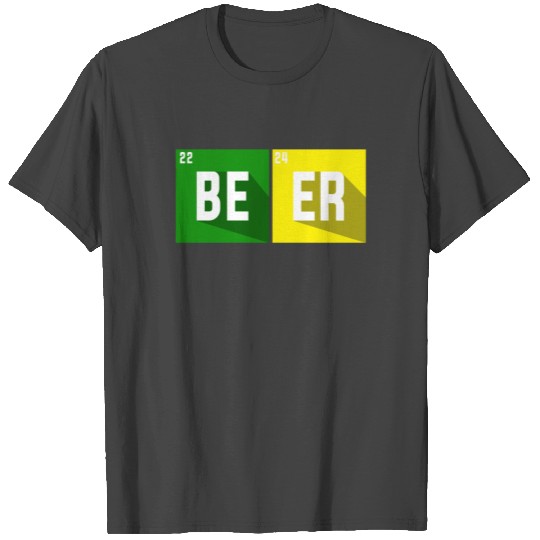 Beer Periodic Table Science Chemistry Design T Shirts