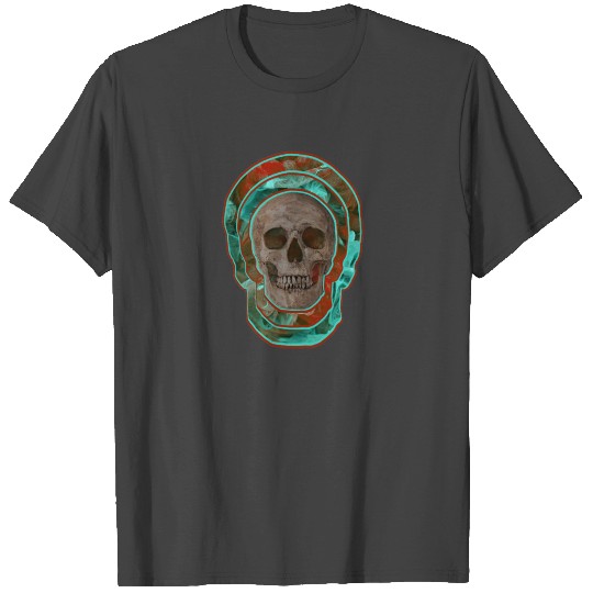 Psychedelic skull RC T Shirts