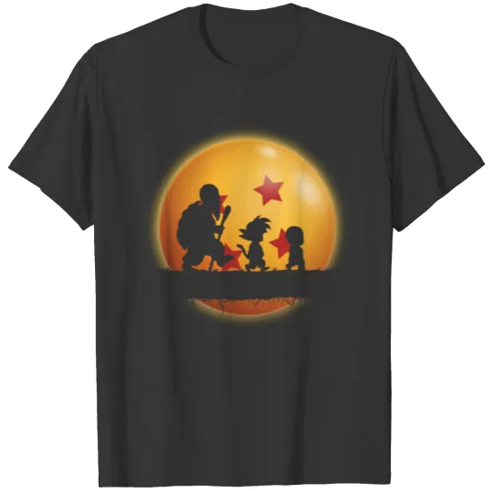 Dragonball - Awesome 4 star dragonball T Shirts