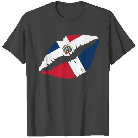 Dominican Republic Kiss Flag Club Soccer Gift Idea T Shirts