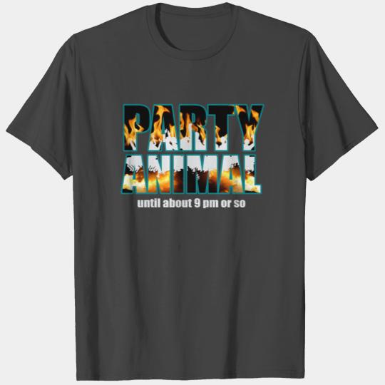 Party Animal Funny Fathers Day Gift for Dad Dark T Shirts